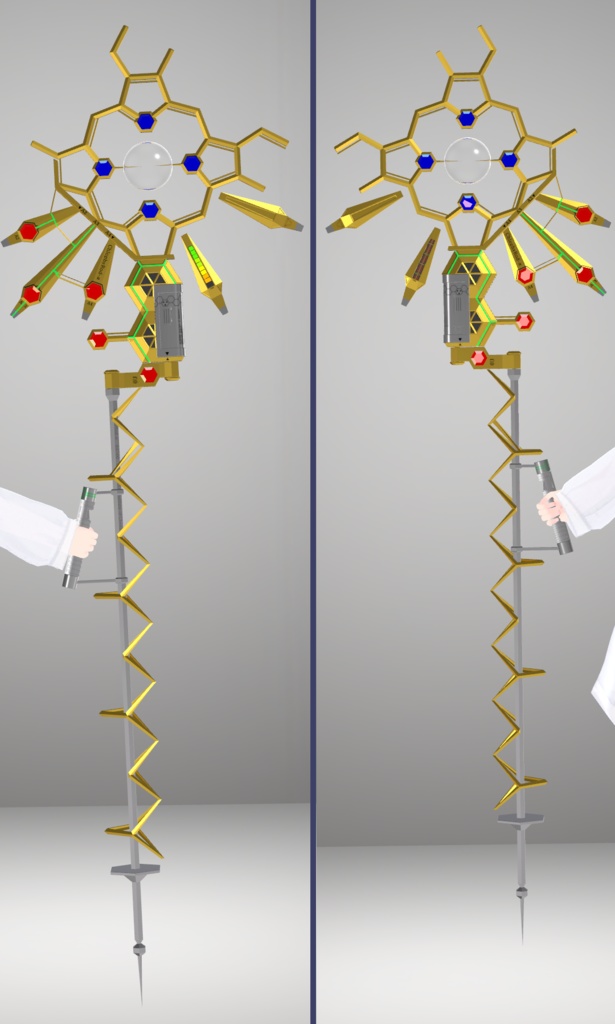 クロロフィルの杖【ChlophyRod-α SIC-003 Ver2】 (VRChat向け)