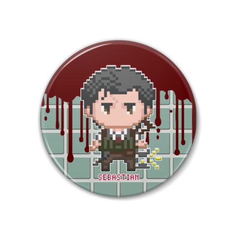 セバスチャン①缶バッジ(38mm)[Sebastian1 badge]