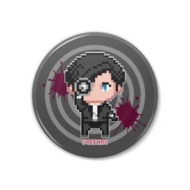 ステファノ①缶バッジ(38mm)[Stefano1 badge]