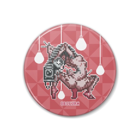 オブスキュラ缶バッジ(38mm)[Obscura badge]