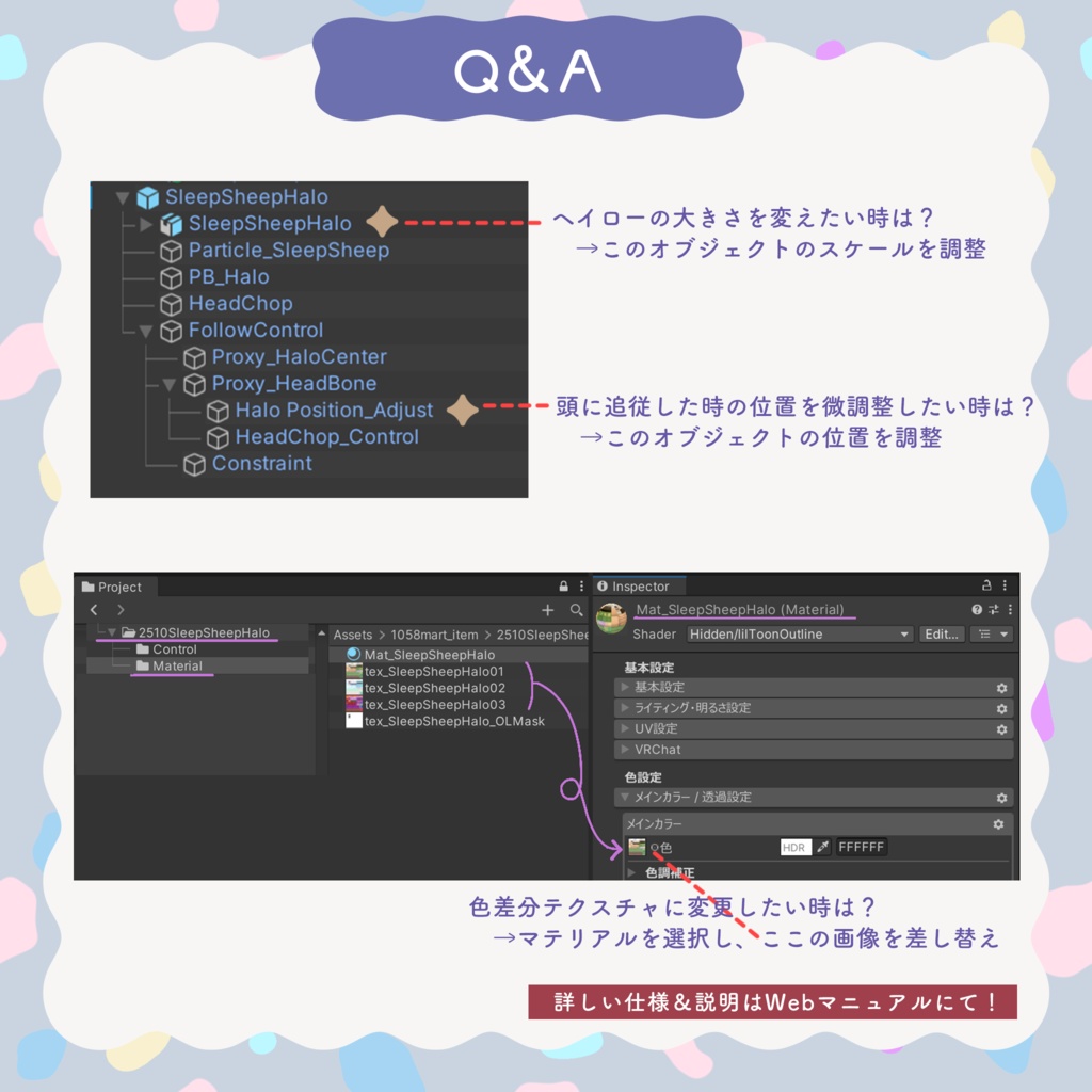 [3Ditem]ひつじをかぞえておやすみヘイロー/SleepSheepHalo 缩略图 6