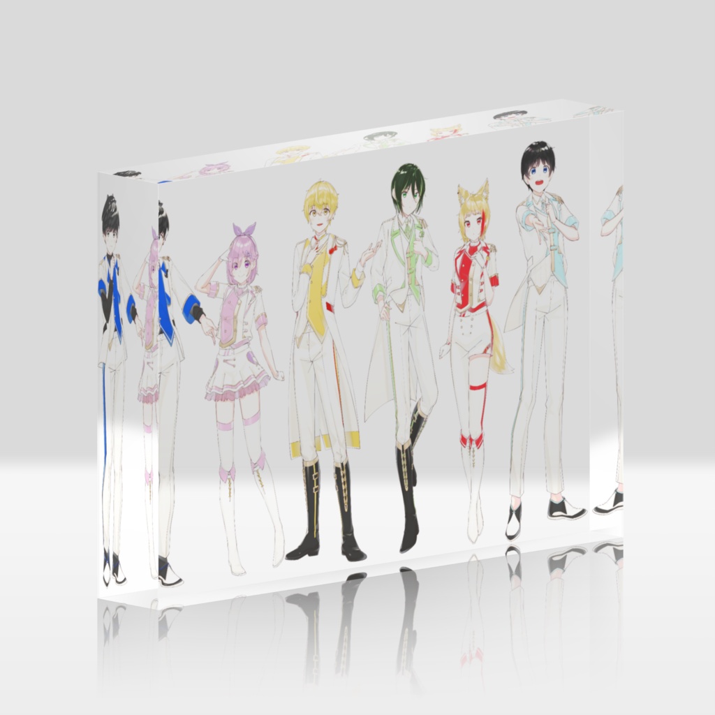 えんちゃんと 新ビジュアルアクリルブロック