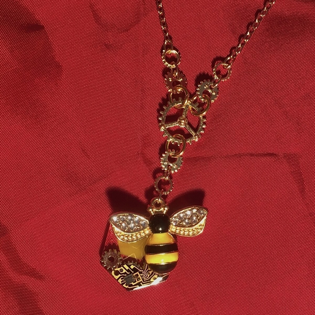 Bumblebee necklace