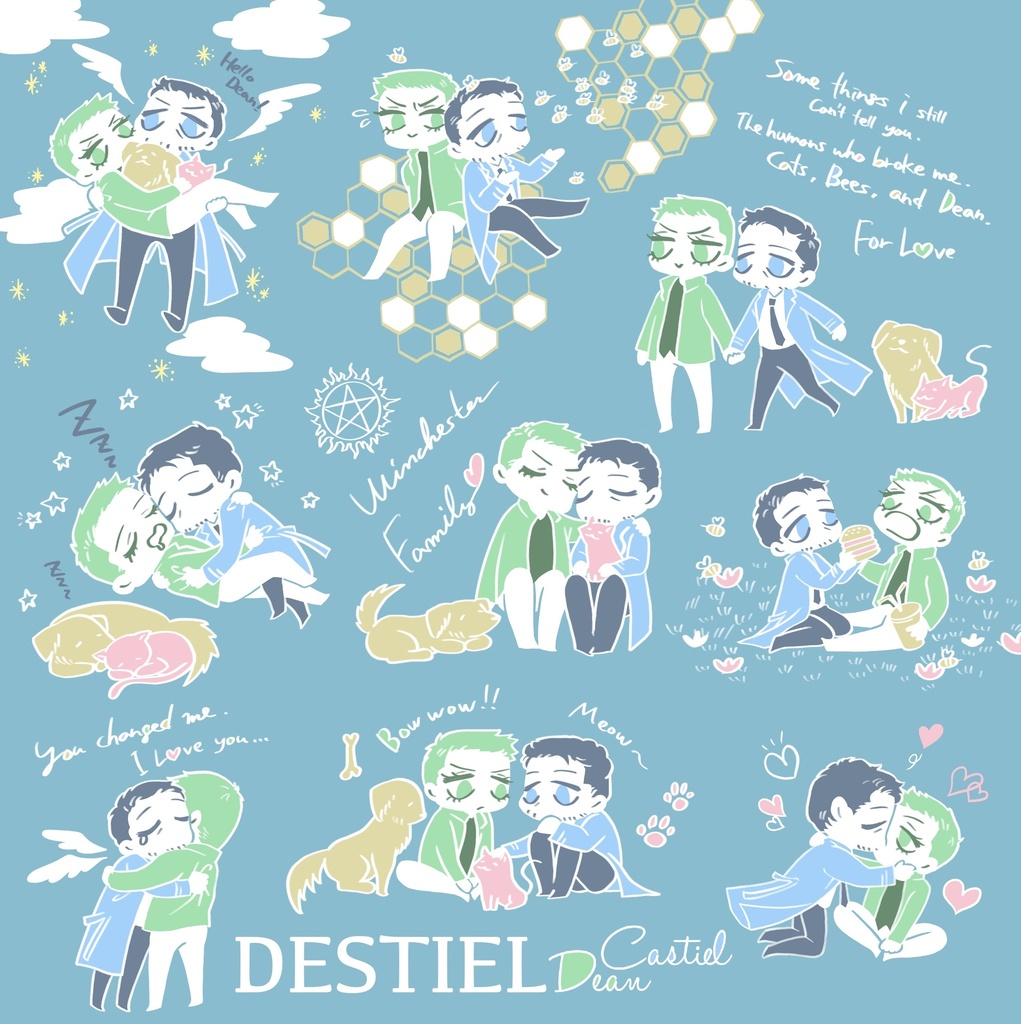  Destiel 眼鏡拭き
