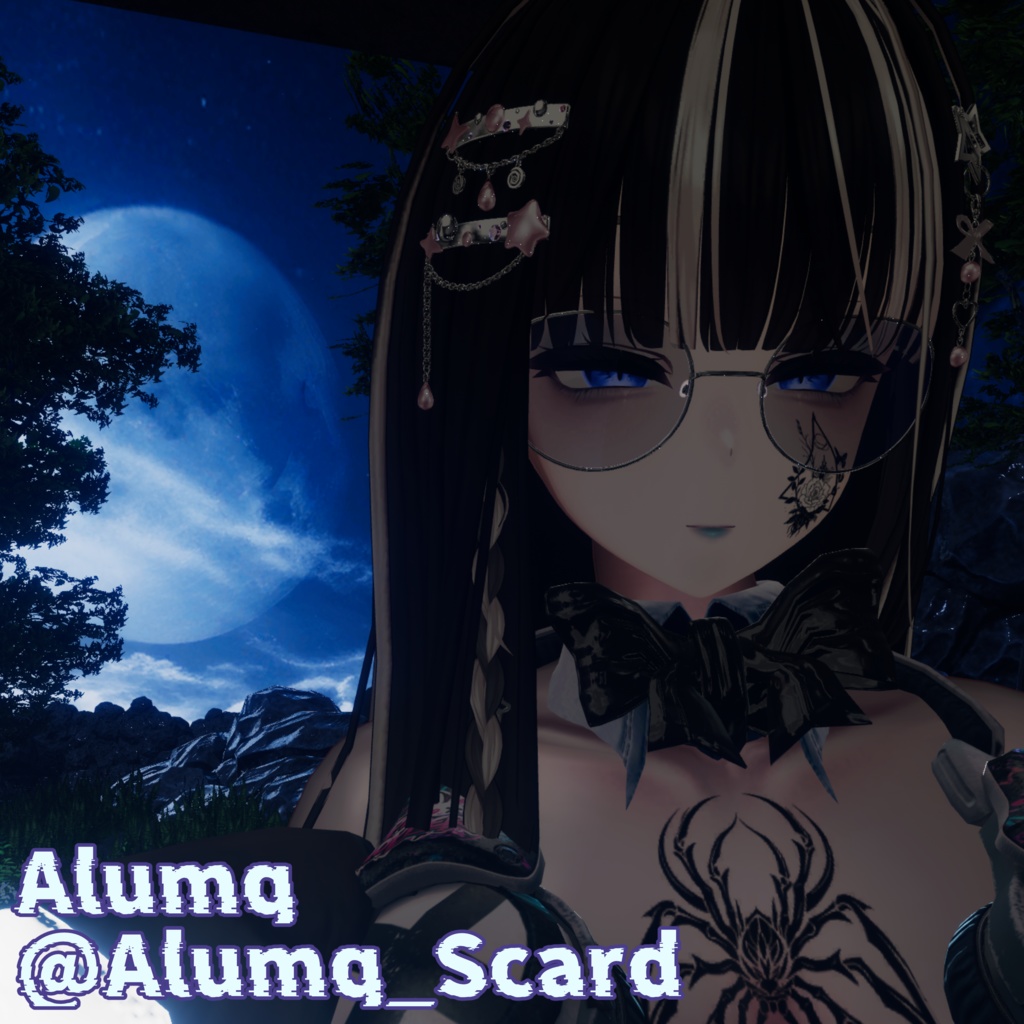 KRN式 ミルティナちゃん専用テクスチャ(舌・メイク)