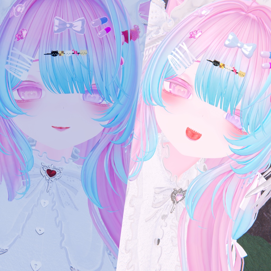 KRN式ルルネちゃん専用テクスチャ(ボディ、メイク、舌※個別販売有)