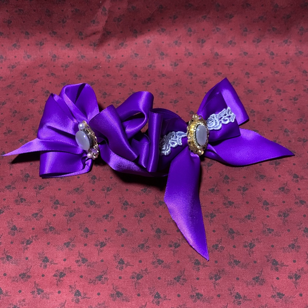 リボンオパールバナナクリップ