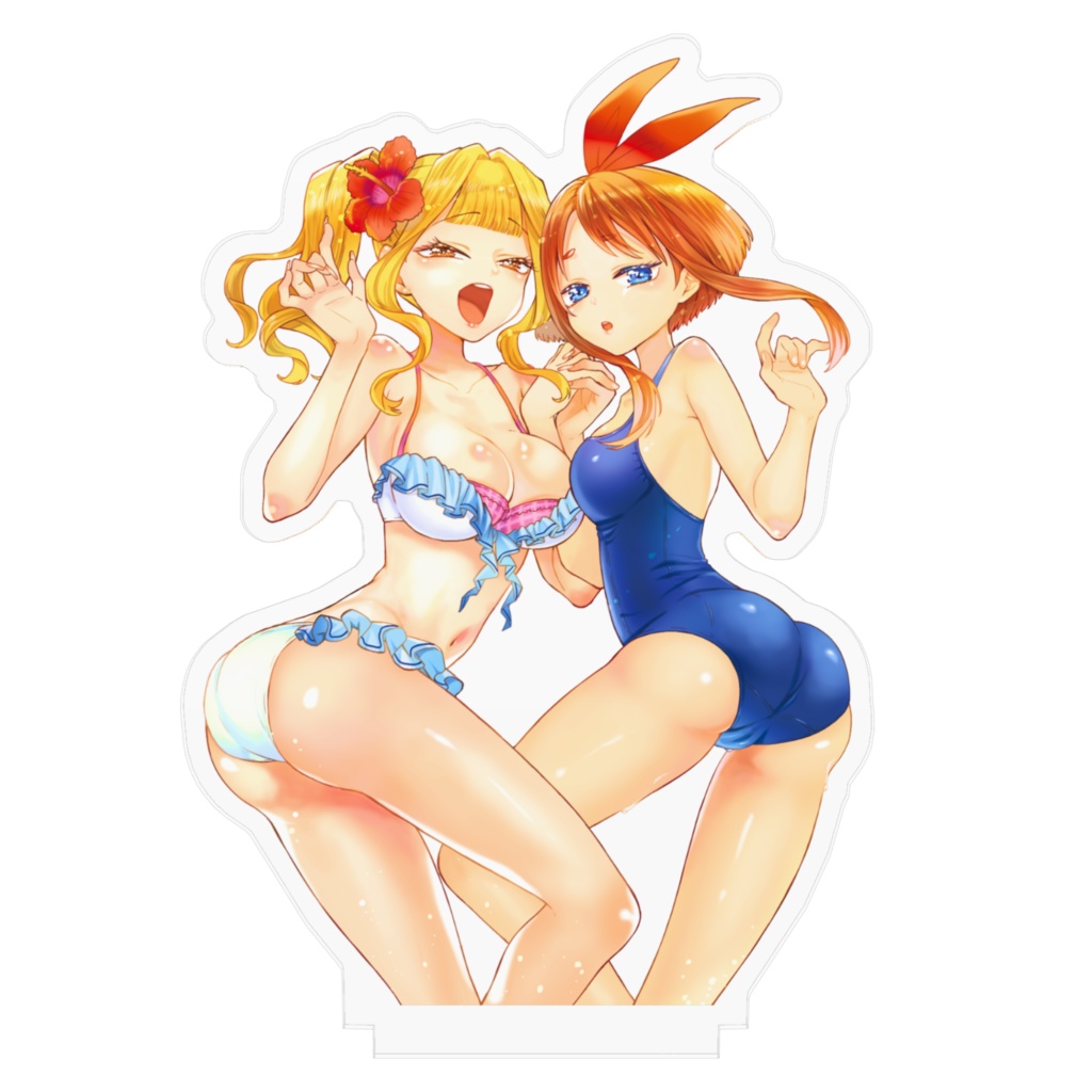 アクスタ:「女子高生と結婚したので爆発します。」水着ありあ&パンツ