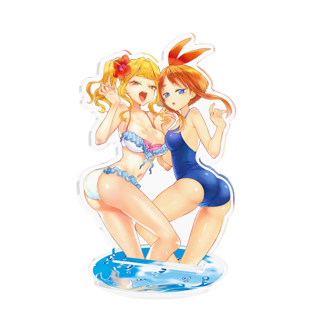 アクスタ:「女子高生と結婚したので爆発します。」水着ありあ&パンツ