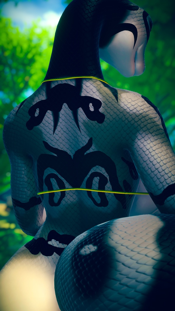 Lily the Snake Tribal - Texture & Material ''VRCHAT''