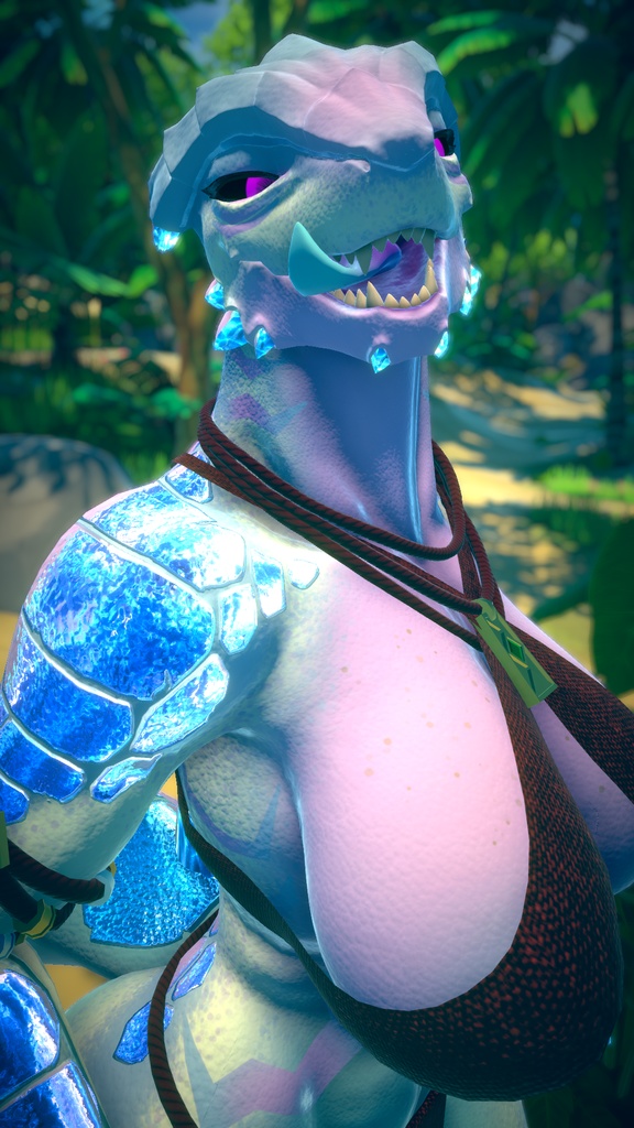 Saurus - Ice - Texture & Material PC (VRCHAT)