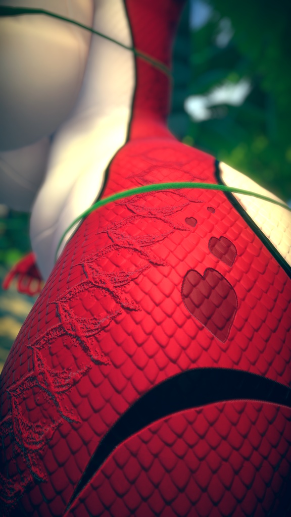Lily the Snake Red - Texture & Material (VRCHAT)