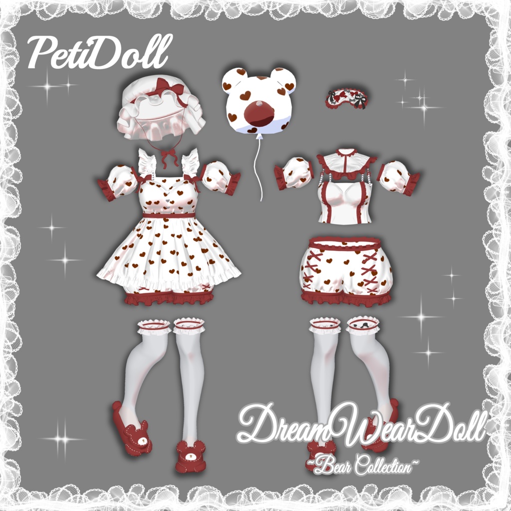 DreamWearDoll ~Bear Collection~【7アバター対応】
