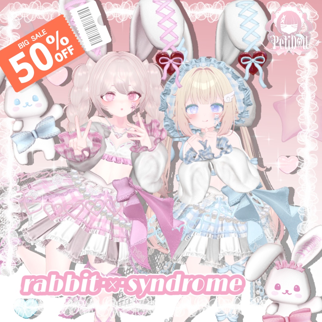 🎄BIGSALE開催中🎄【12アバター対応】🐰rabbit･×･syndrome🐰