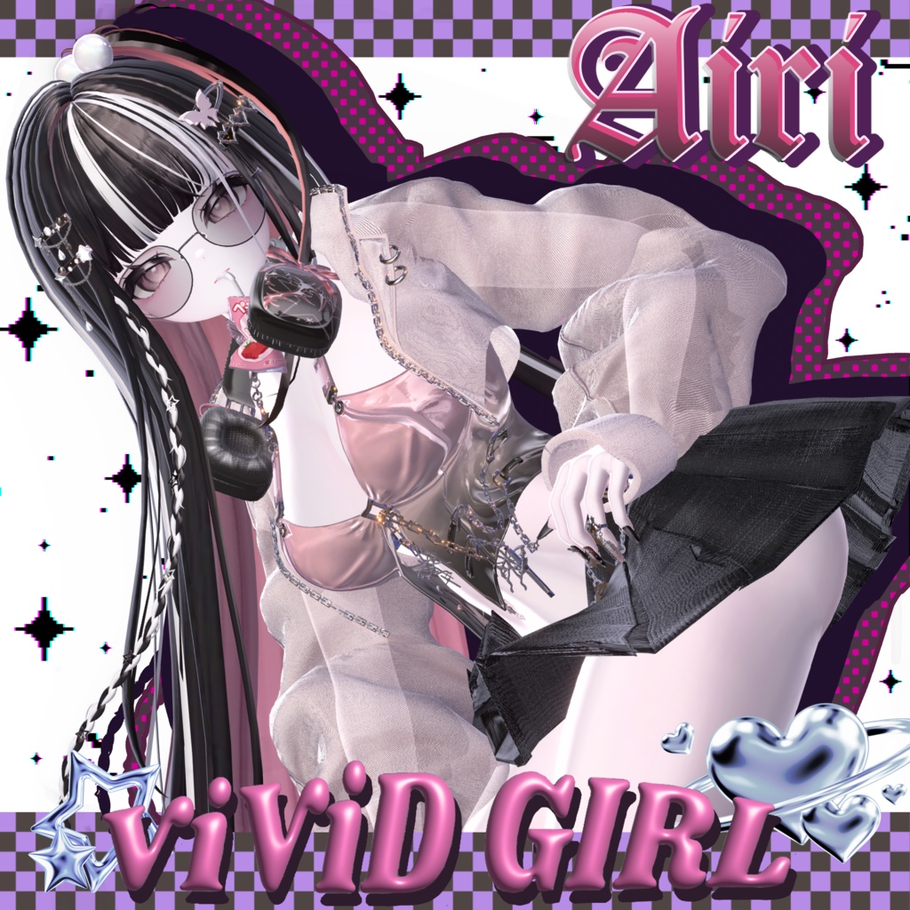 【14アバター対応】🖤⛓ViViDGIRL⛓🖤