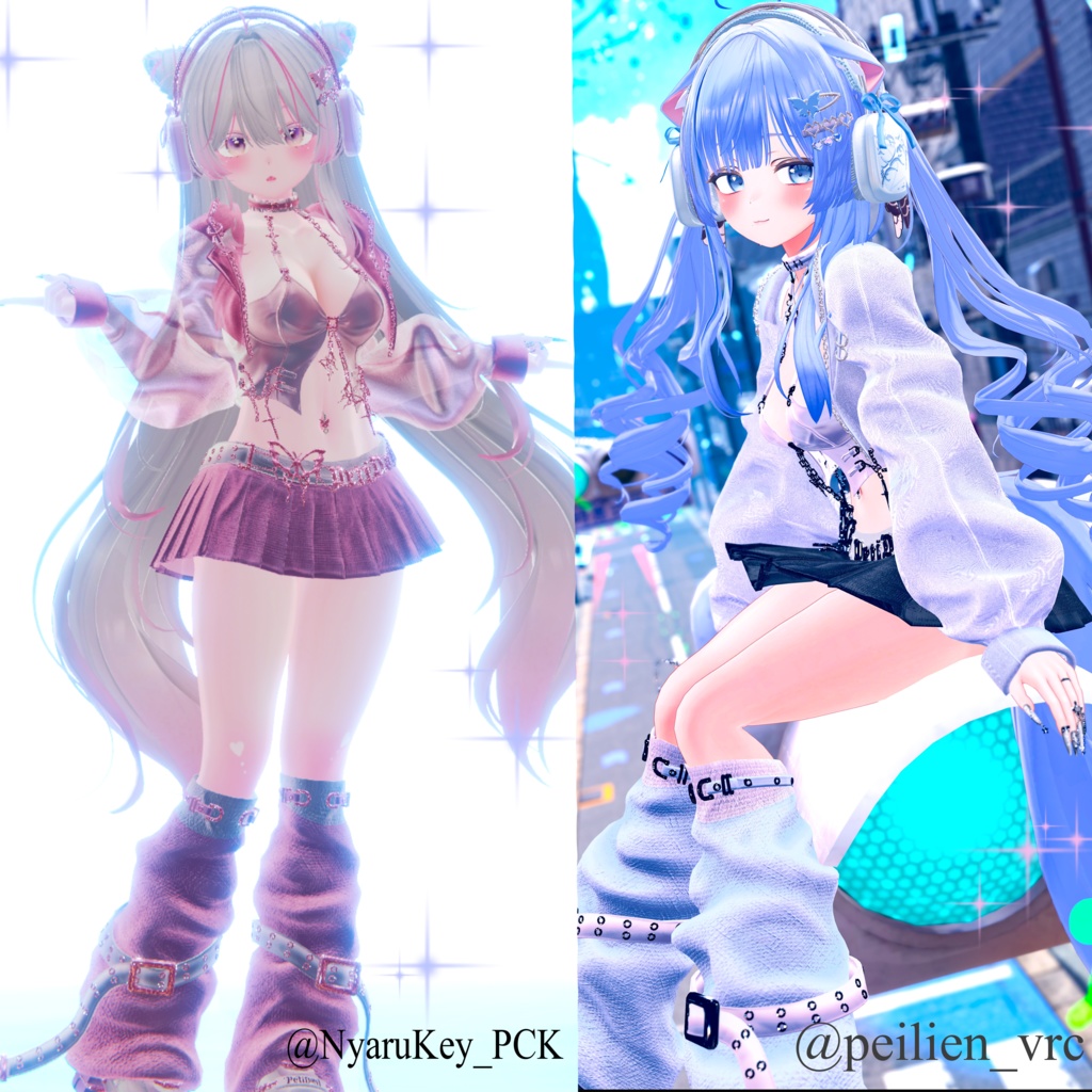 【14アバター対応】🖤⛓ViViDGIRL⛓🖤