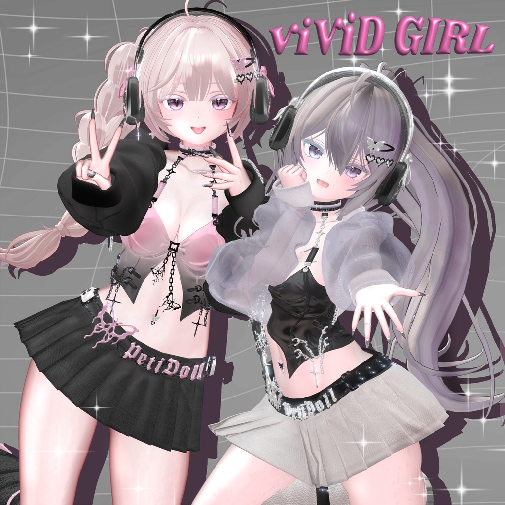 【14アバター対応】🖤⛓ViViDGIRL⛓🖤