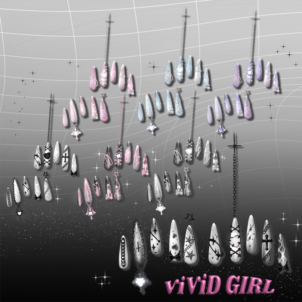 【14アバター対応】🖤⛓ViViDGIRL⛓🖤