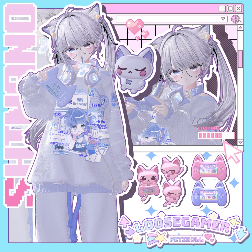 👾ルーズゲーマー👾(↑→LooseGamer↓←)21アバター対応