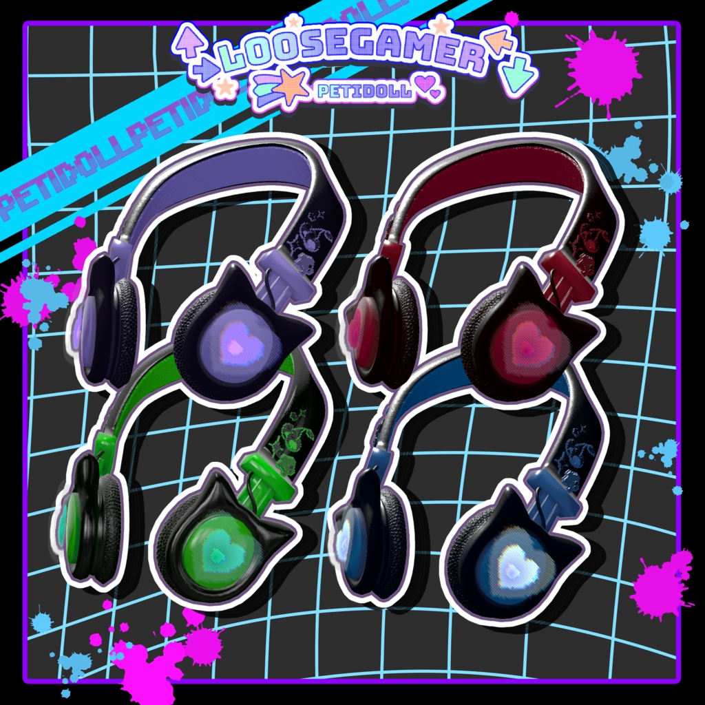 👾ルーズゲーマー👾(↑→LooseGamer↓←)21アバター対応