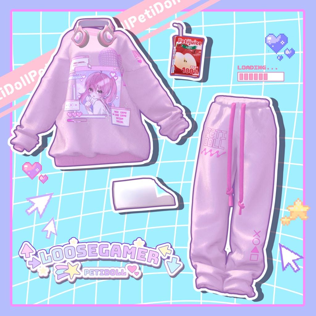 👾ルーズゲーマー👾(↑→LooseGamer↓←)21アバター対応