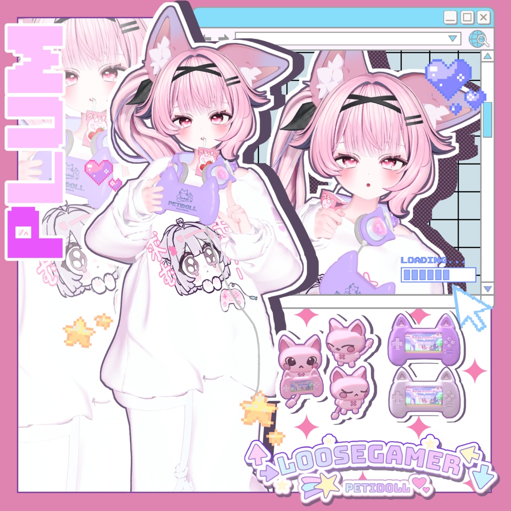 🎄BIGSALE開催中🎄👾ルーズゲーマー👾(↑→LooseGamer↓←)23アバター対応