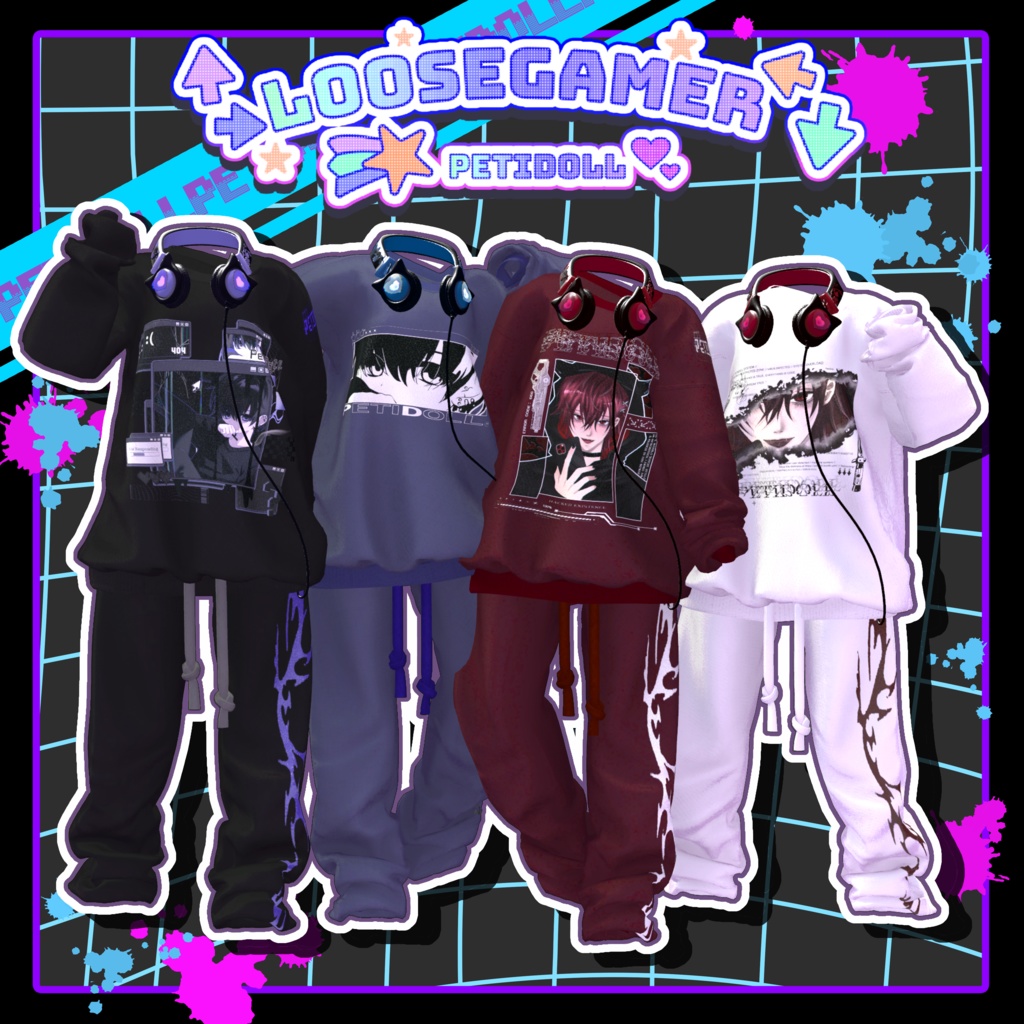 👾ルーズゲーマー👾(↑→LooseGamer↓←)21アバター対応