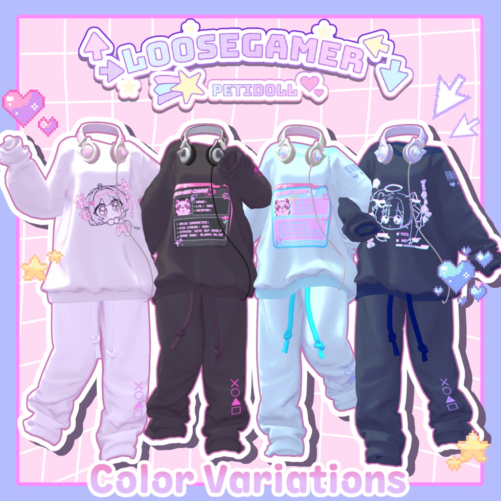 👾ルーズゲーマー👾(↑→LooseGamer↓←)7アバター対応