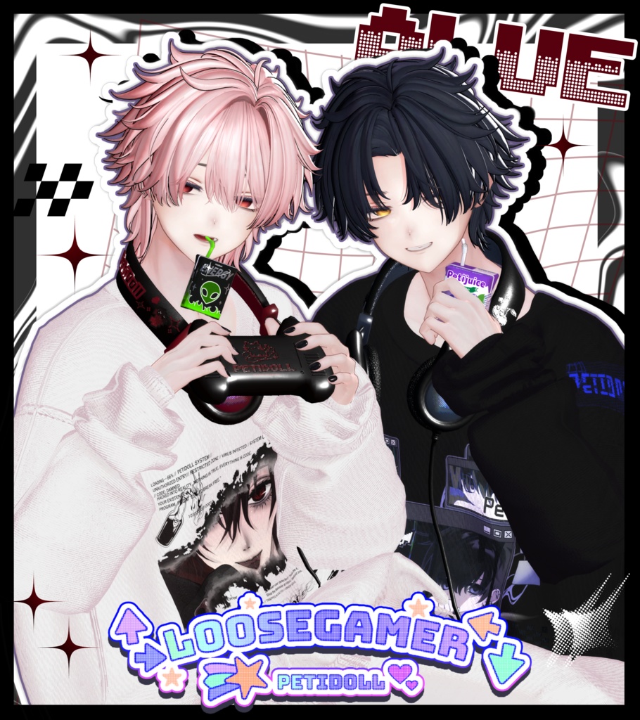 👾ルーズゲーマー👾(↑→LooseGamer↓←)7アバター対応