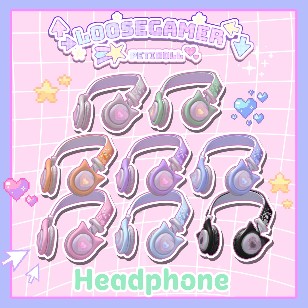 👾ルーズゲーマー👾(↑→LooseGamer↓←)7アバター対応