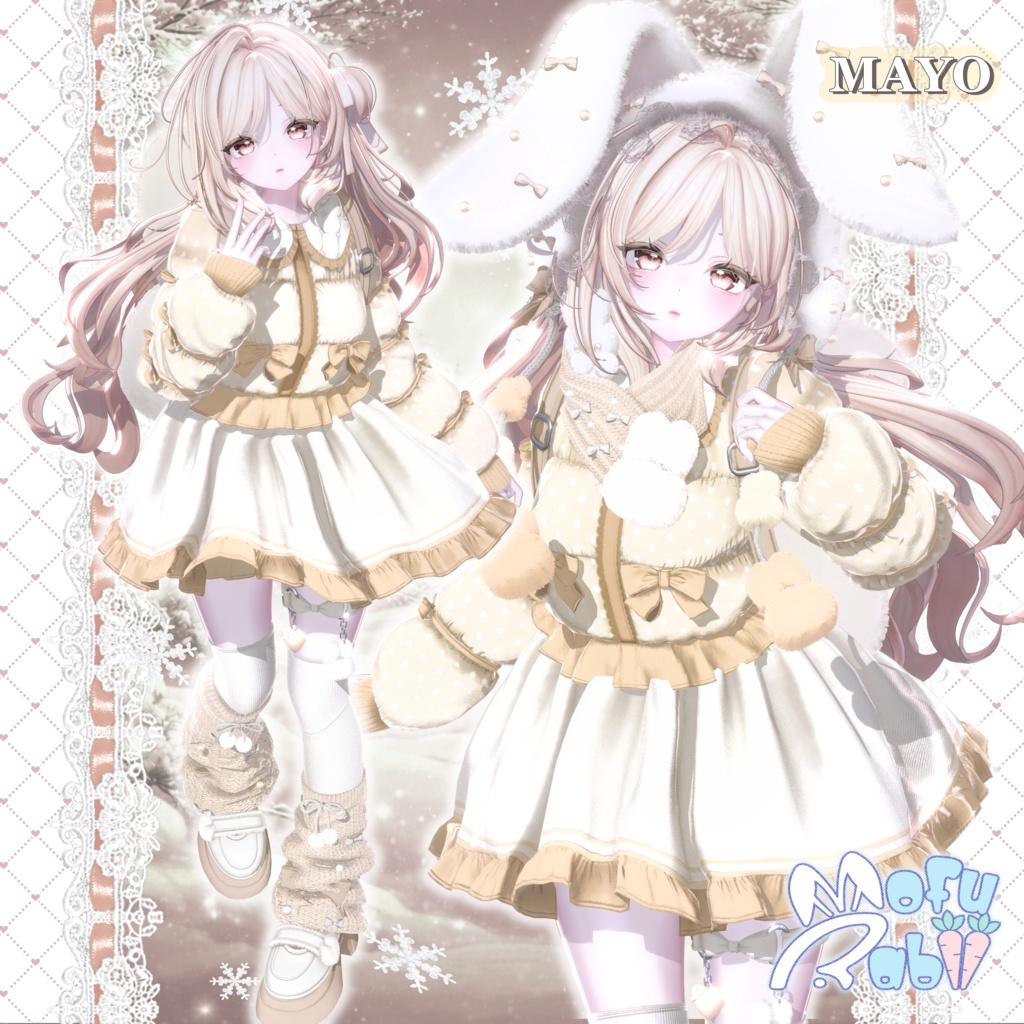 【✨MAYO追加SALE✨】🐰MofuRabii🐰対応19アバター