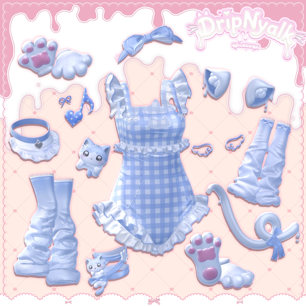 🍼SALE中🍼DripNyalk-どりっぷにゃるく-15アバター対応