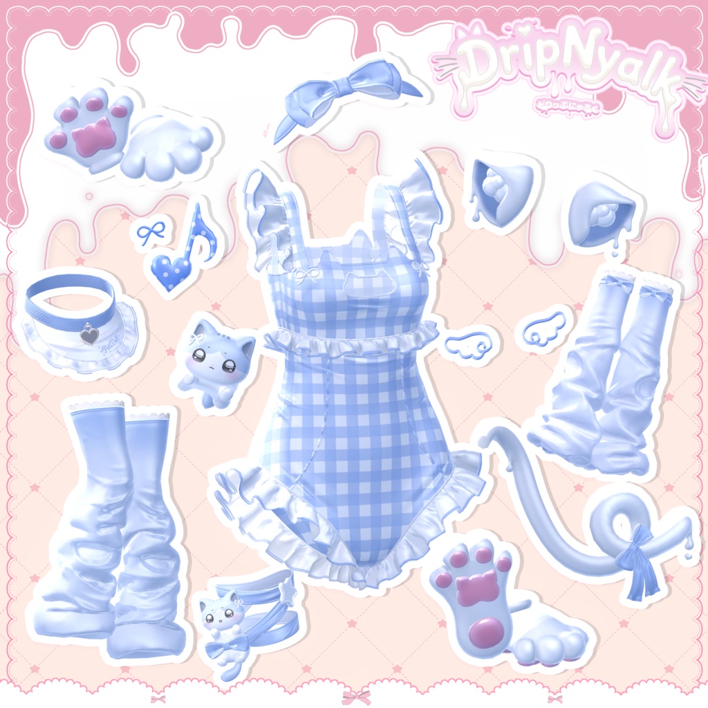🍼SALE中🍼DripNyalk-どりっぷにゃるく-16アバター対応