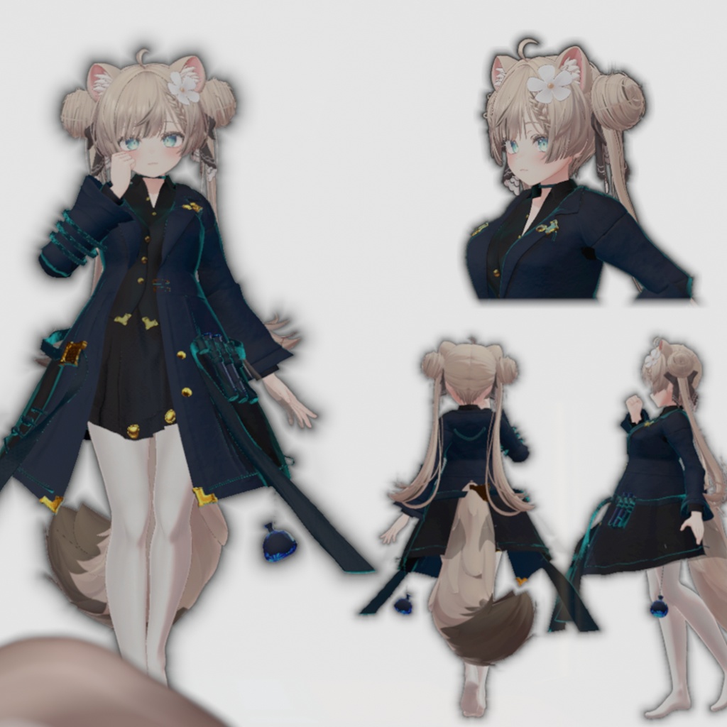 【VRChat用着せ替え衣装】感情被検体 ~Lab Coat α~