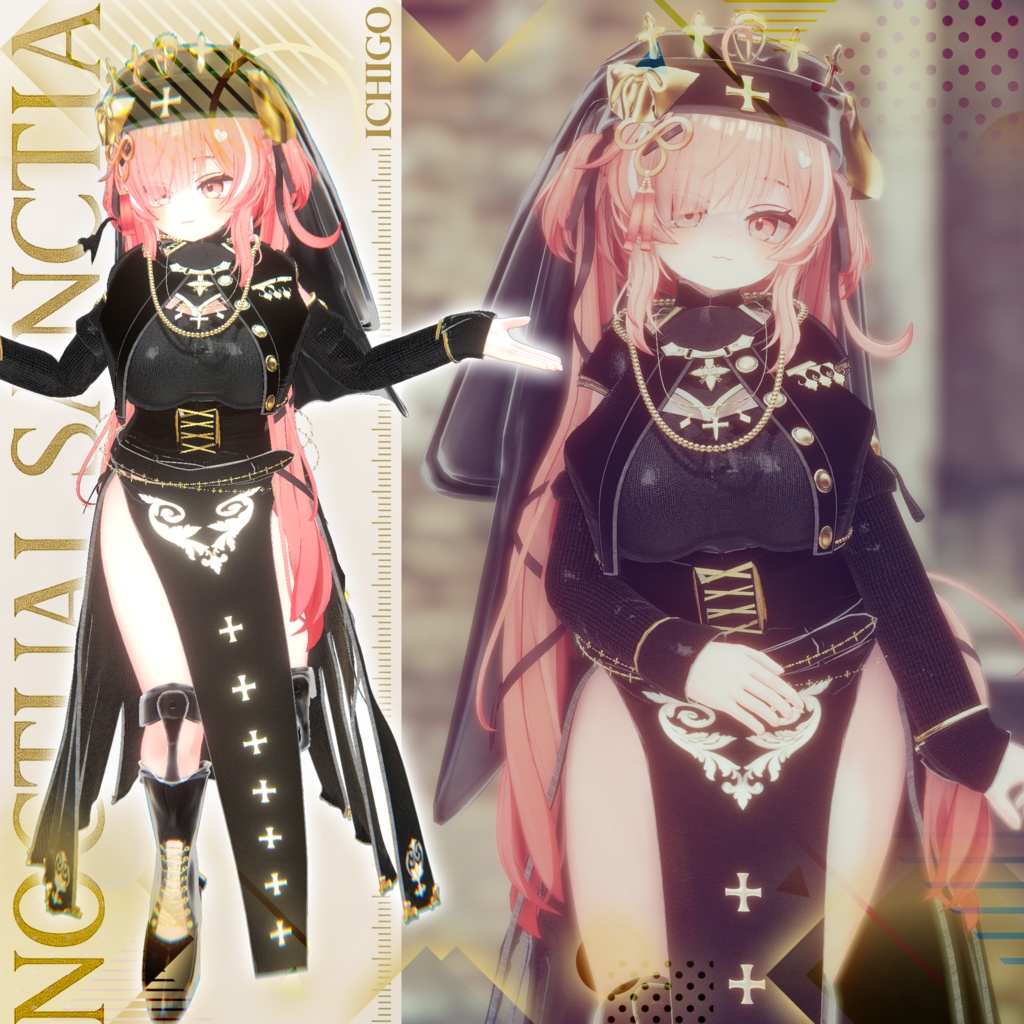 【VRC衣装】Nocturnal Sanctia