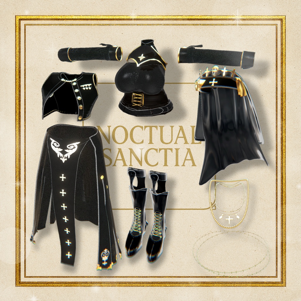 【VRC衣装】Nocturnal Sanctia