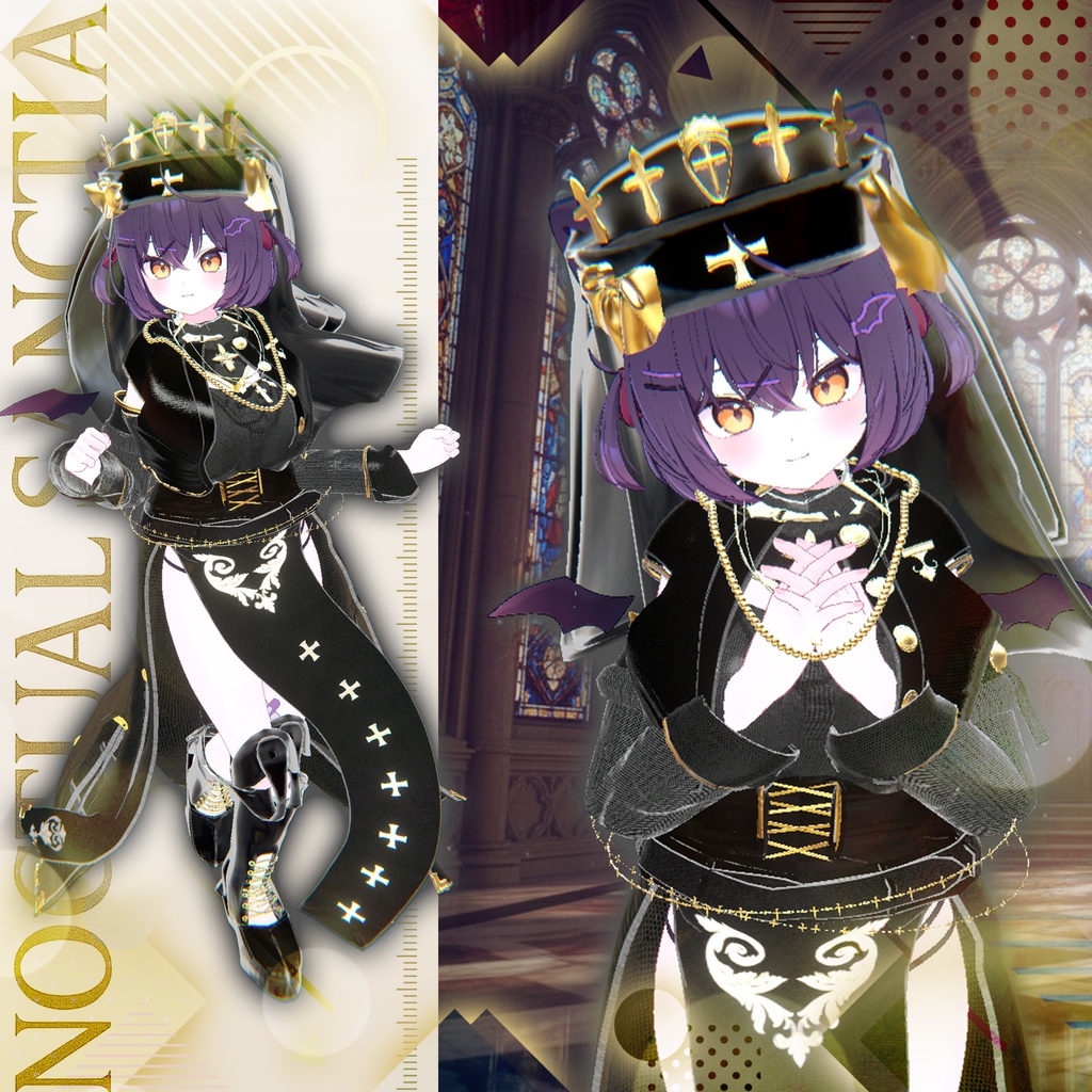 【VRC衣装】Nocturnal Sanctia