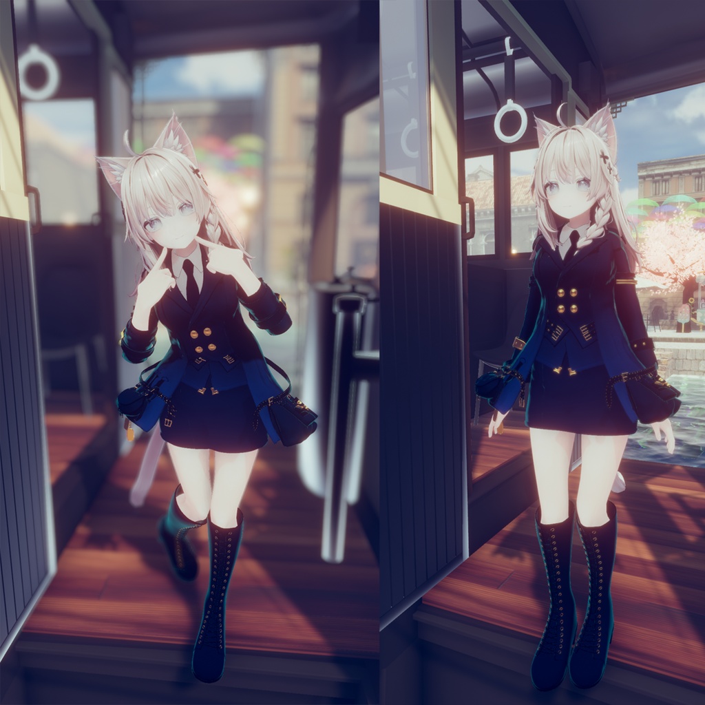 【VRChat用着せ替え衣装】Lab coat 2nd