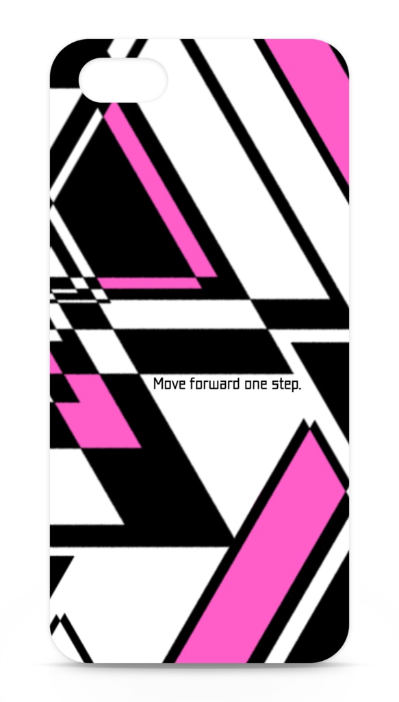 【iPhone5、6、7対応】幾何学模様ケース