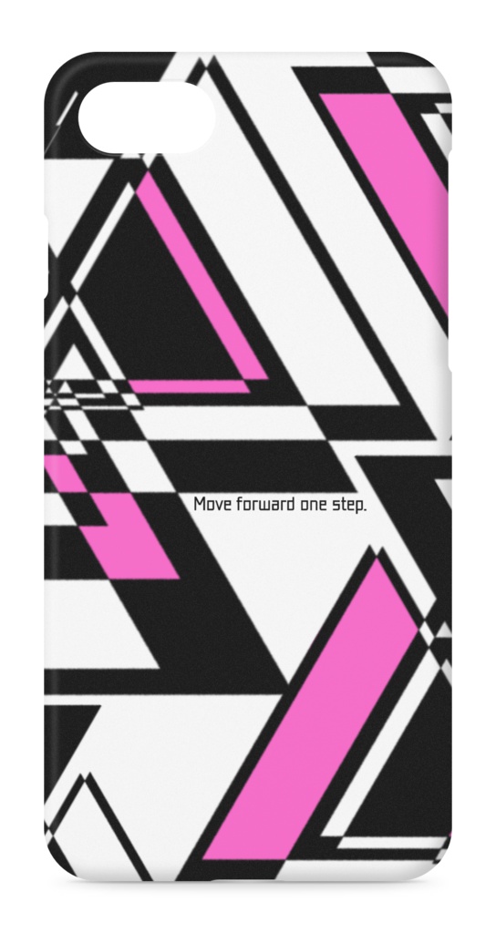 【iPhone5、6、7対応】幾何学模様ケース