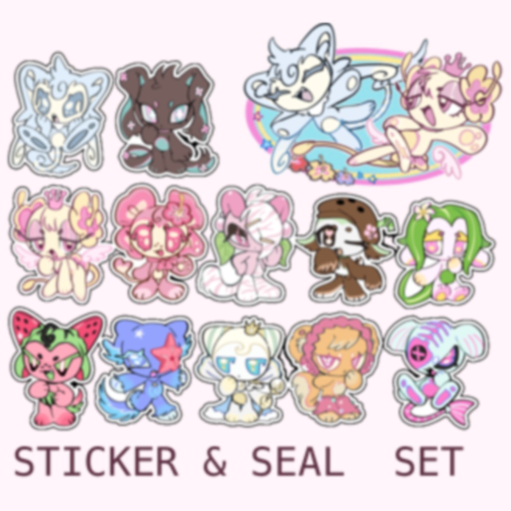 tropical friend 🏝️ seal &sticker