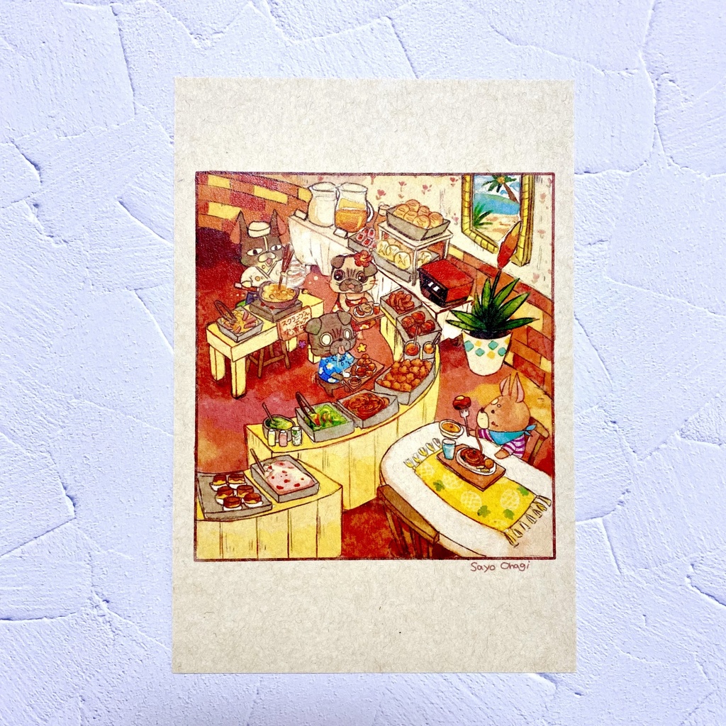 バイキング　ポストカード