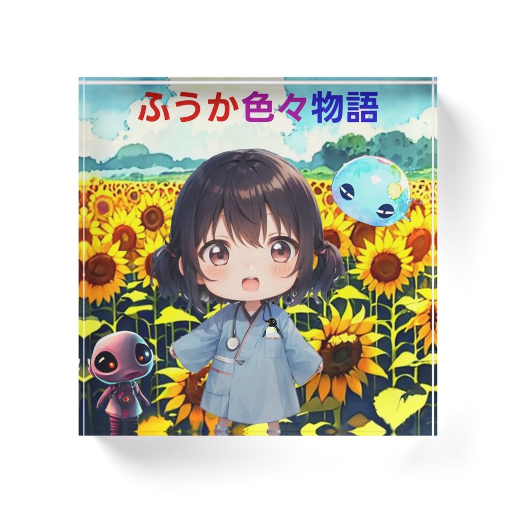 ふうか色々物語 アクリルブロック