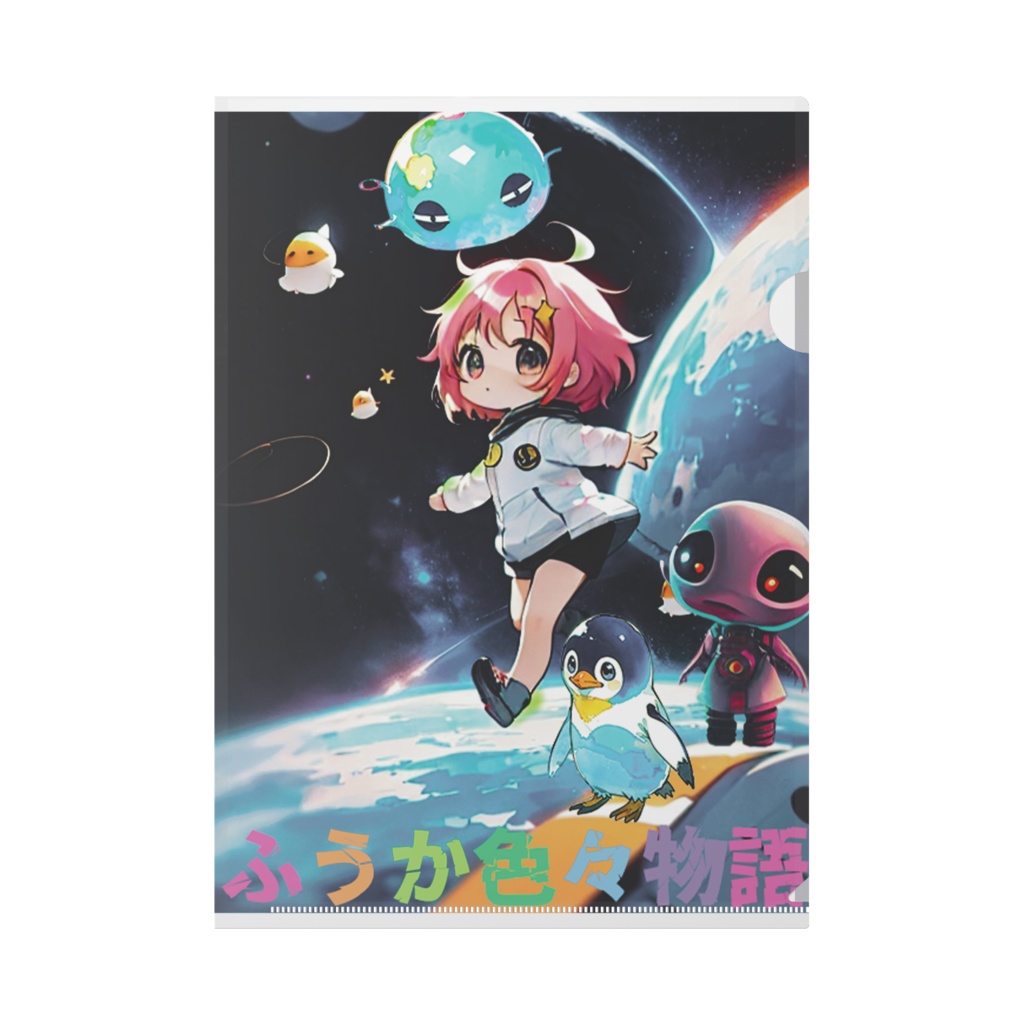ふうか色々物語１ クリアファイル A4