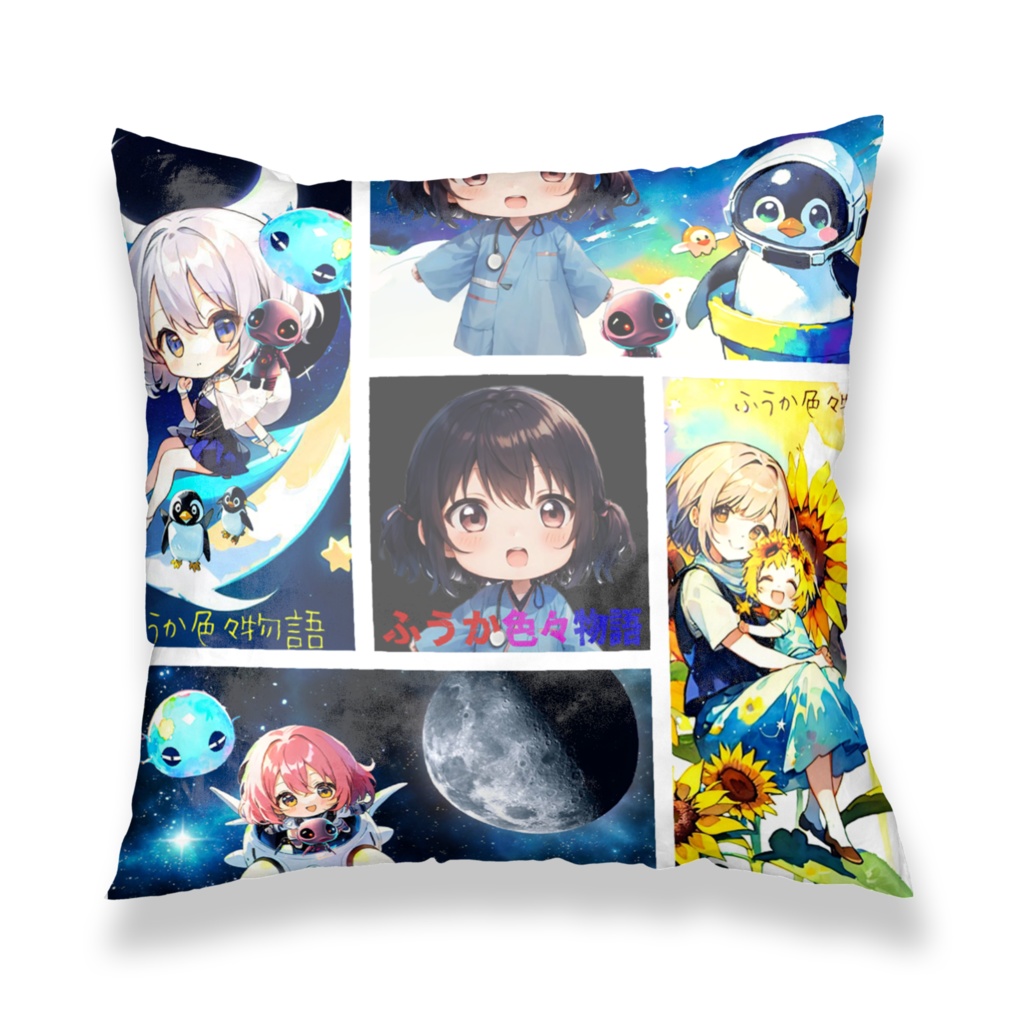 ふうか色々物語1クッションカバー
