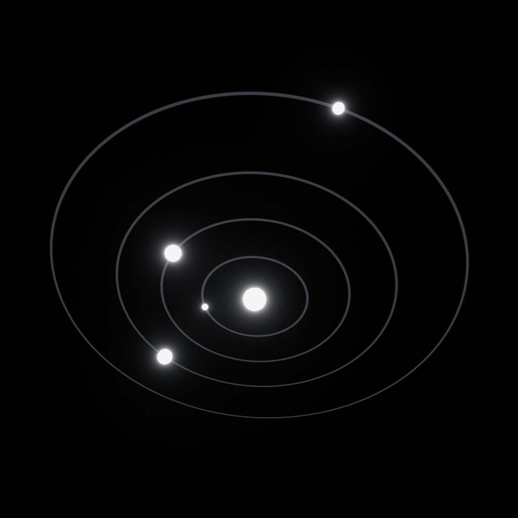 【無料あり】ひかる!うごく!惑星軌道ヘイロー【VRC向け】