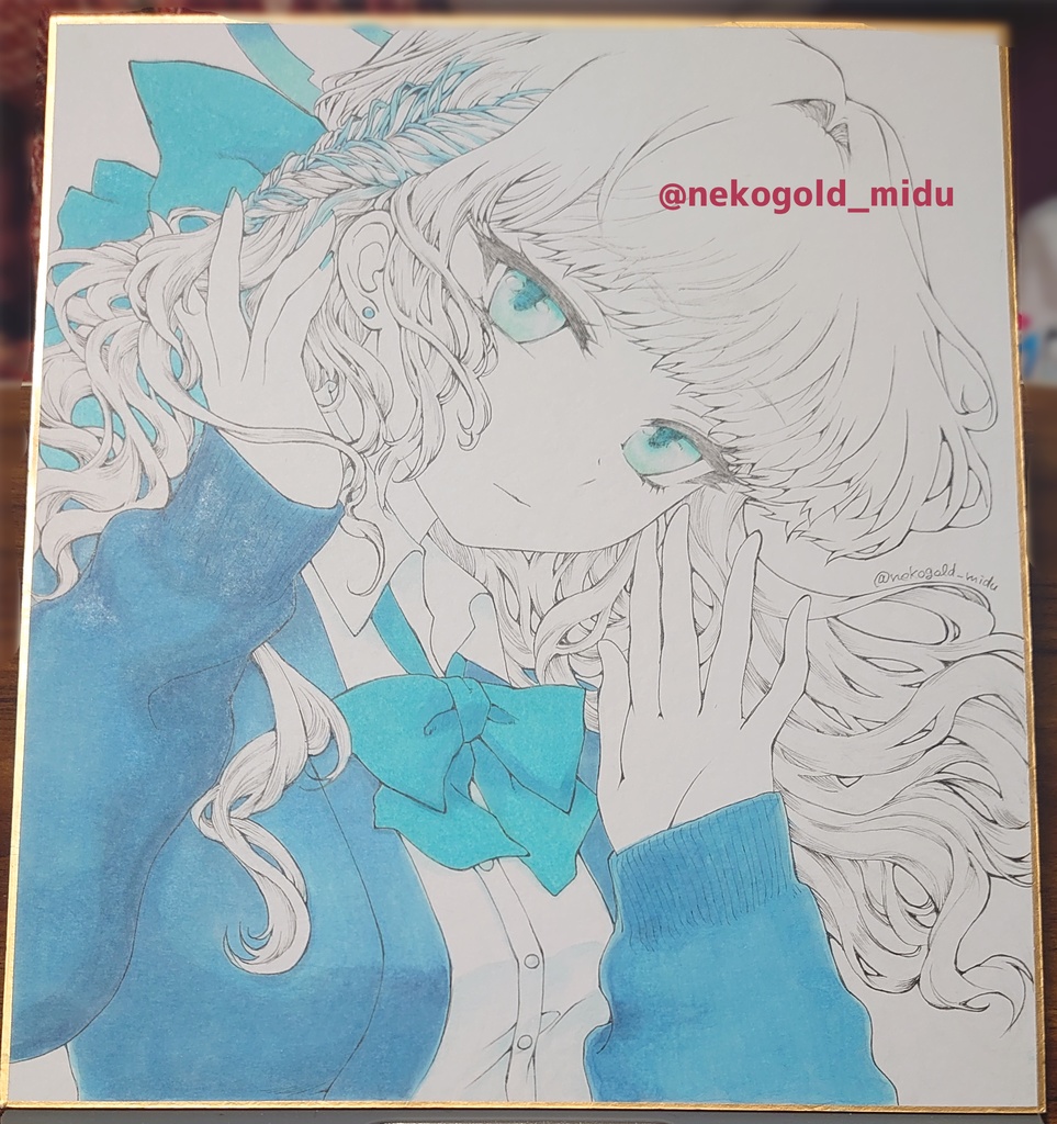 ブルアカ大色紙　制服トキその２