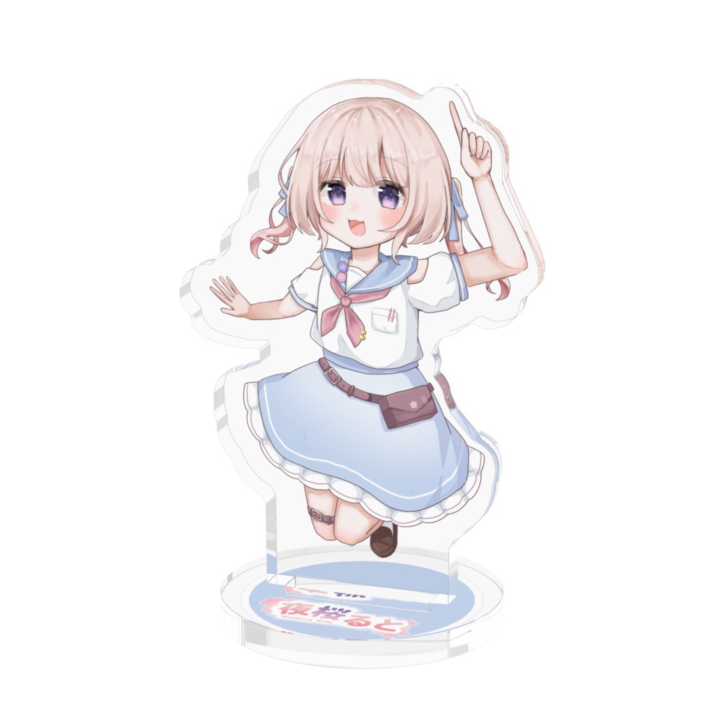 夜桜ると夏服アクリルスタンド1