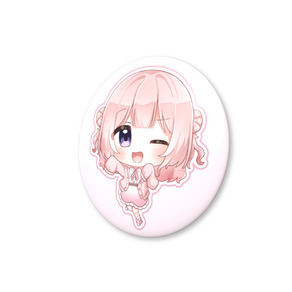 【2周年記念】夜桜ると缶バッチ(バリュー)44mm 全3種