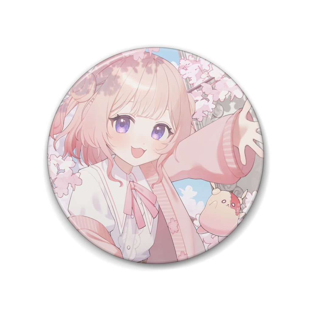 夜桜ると誕生日記念缶バッチ2026（結構大きいサイズだよ）